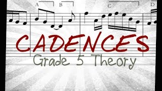 Cadences for Grade 5 Music Theory ABRSM explained  Easy [upl. by Eugenle]