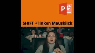 Tastenkombination PowerPoint SHIFT  linker Mausklick [upl. by Atimed]