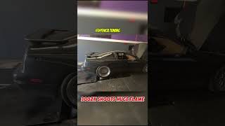 300ZX Shoots HUGE flame on dyno [upl. by Hebe]