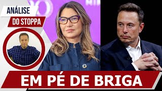 Janja vs Elon Musk uma ameaça a democracia brasileira  Análise do Stoppa [upl. by Acnoib]