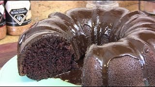 BEST EVER CHOCOLATE SOUR CREAM CAKE with CHOCOLATE GANACHE  Cooking With Carolyn [upl. by Pat]