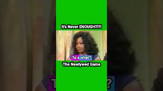 Never ENOUGH thenewlywedgame gameshows comedy funny comedyvideo comedyshorts funnyvideo [upl. by Mastrianni232]