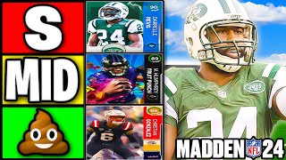 Ranking THE BEST CORNERS in Madden 24 [upl. by Aynotak]