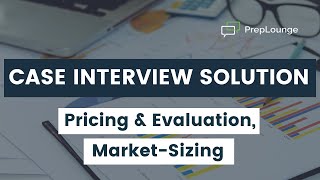 Case Interview Example With Solution — Pricing amp Evaluation MarketSizing inflight Broadband [upl. by Yoong]