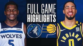 TIMBERWOLVES at PACERS  FULL GAME HIGHLIGHTS  March 7 2024 [upl. by Britt]