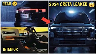 2024 Hyundai Creta Leaked😱 Luxury Interior  New Front Look  Connected Tail Lights  Creta Facelift [upl. by Alaric724]