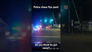 🚓Police Chase Flys Pastforyou automobile usa reels trending dashcam car chase fyp police [upl. by Ardnat]