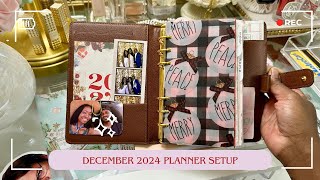 DECEMBER  Planner Setup [upl. by Aloel251]