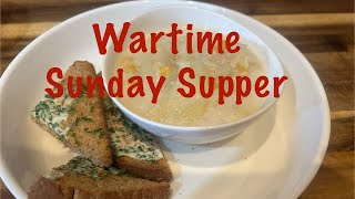 Wartime Sunday Supper 1942 Menu Plan [upl. by Acnayb317]