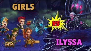 Beating ILYSSA with FEMALE Heroes Only  Hero Wars [upl. by Darrin978]