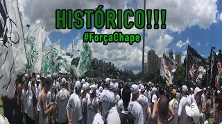 TORCIDAS ORGANIZADAS DE SÃƒO PAULO SE UNEM E HOMENAGEIAM A CHAPECOENSE  FORÃ‡ACHAPE [upl. by Einna373]