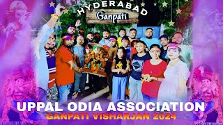 video Uppal Odia Association Ganesh Puja 2024 Ganesh vasani video Ganesh visarjan video chandan [upl. by Valera]