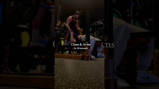 Chest amp Arms Workout🤍 shorts chestworkout armworkout upperbodyworkout [upl. by Ecilayram806]