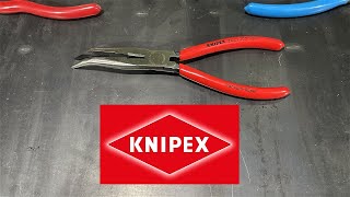 KNIPEX Angled Long Nose Pliers 26 21 200 [upl. by Etyam]