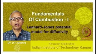 Lecture 32 LennardJones potential model for diffusivity [upl. by Huba127]