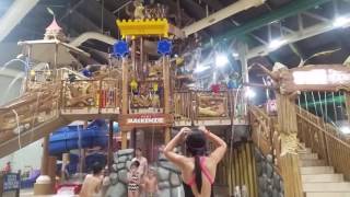 Great Wolf Lodge bucket drop in Garden Grove California [upl. by Aikrahs788]