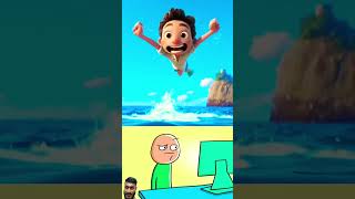 memes luca funny lucadisney cartoon lucaarmy animation lucathebeginning disney [upl. by Chrissa]