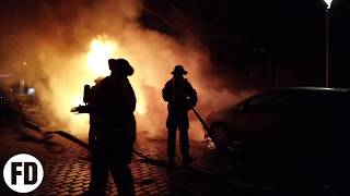 Feuer PKW  Neukölln  Schierker Strasse [upl. by Einberger]