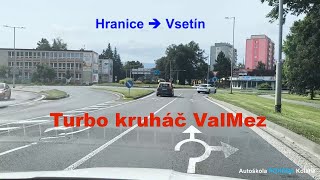 Turbo kruhový objezd Valašské Meziříčí Hranice  Vsetín [upl. by Marcellina]