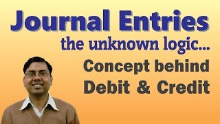 1 Journal Entries Accounting Introduction  Concept Behind Rules of Debit and Credit [upl. by Adrea]