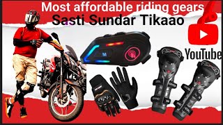 Best Budget Friendly Riding gears For Beginners sasti Sundartikaao zeerider0706 [upl. by Nimajnab]