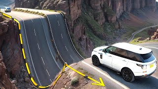 Cars vs Giant Dip ▶️ BeamNG Drive [upl. by Atinihc]