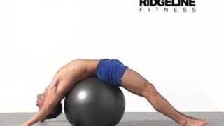 27 Swiss Ball Ab Stretch [upl. by Kori]