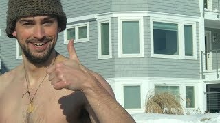 Higgins Beach New Years Day Dip 2018 [upl. by Reerg263]