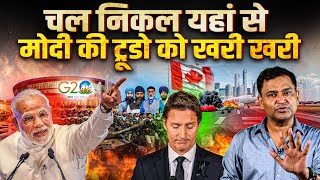 Modi scolds Trudeau over Khalistan protests in Canada against India majorgauravarya Majorlyright [upl. by Oinotnanauj]