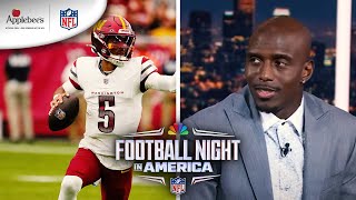 NFL Week 4 recap Daniels on fire Vikings whack Pack asking tough questions  FNIA  NFL on NBC [upl. by Ahtabat]