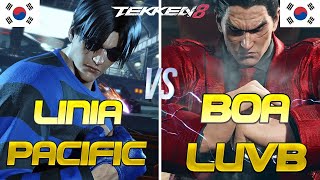 Tekken 8 ▰ Linia Pacific Jin Kazama Vs BoA Luvb Kazuya ▰ Ranked Matches [upl. by Marchak]