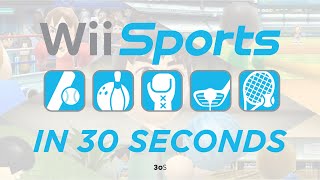 Wii Sports in 30 Seconds [upl. by Ynnavoj]