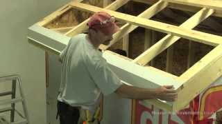 How To Build A Shed  Part 4 Installing Sheet Metal Roof [upl. by Cosma]