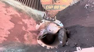 IRON ORE CRUSHING AND SCREENING PROCESS  1600 TPH KOBELCO GYRATORY CONE CRUSHER [upl. by Leiuqese317]