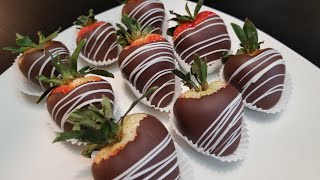 How to Dip PROFESSIONAL Chocolate Strawberries EASY [upl. by Lydia]