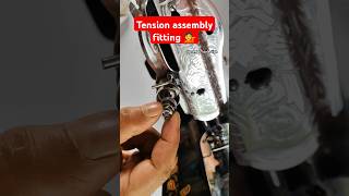 Sewing machine tension assembly fitting ✨ sewingtipsandtricks sewingmachine sewingmachinerepair [upl. by Rellia269]