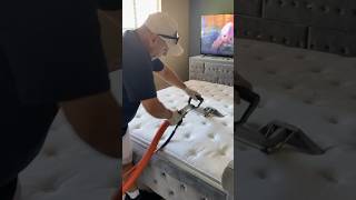 Mattress cleaning carpetcleaning satisfying steamcleaning carpetsteamcleaning Mattresscleaning [upl. by Isyed]