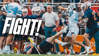 TEMPERS FLARE in ACC Rivalry Game Between Syracuse And UNC [upl. by Enirehtakyram]