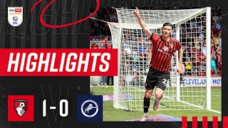 Moore bags yet AGAIN to round off season  AFC Bournemouth 10 Millwall [upl. by Yemar]