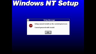 Installing Windows NT 31 with PCEm v17 [upl. by Lonee57]