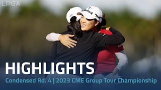 Condensed Rd 4  2023 CME Group Tour Championship [upl. by Aneeled]