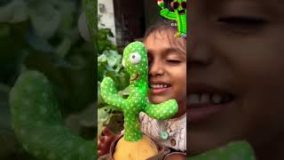 Tanishka ko mila bolne wala cactus 🌵 youtubeshorts [upl. by Naillimixam]