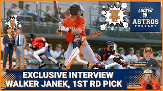 Exclusive Interview Houston Astros 1st Round Pick Walker Janek Interview [upl. by Mcdowell]