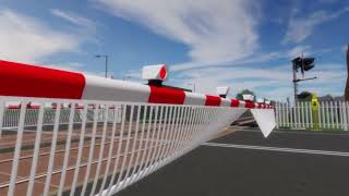 TWO EMERGENCY SEQUENCES Old Tadcaster Level Crossing  North Yorkshire Roblox 07102024 [upl. by Glynn567]