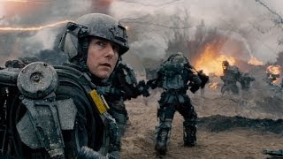 First Battle Scene  EDGE OF TOMORROW 2014 Tom Cruise Movie CLIP HD [upl. by Checani642]