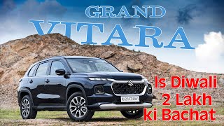 New 🔥GRAND VITARA Base Model 2024 Updated ❤️ Maruti Suzuki GRAND VITARA sigma White Colour Review [upl. by Hyo259]