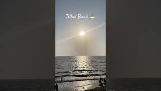 Tithal Beach  Valsad  Gujarat beautiful gem of Valsad 😍 seaside seaview sunset beachvibes [upl. by Ytte816]