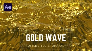 Gold Wave Effect  Stardust Plugin  After Effects Tutorial [upl. by Aneloj]