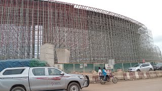 THE AMASAMAN ROAD INTERCHANGE ON COURSE  OFANKOR NSAWAM ROAD PROJECT [upl. by Romilda]