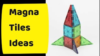 Magna Tiles Ideas Rocket amp House [upl. by Hedva]